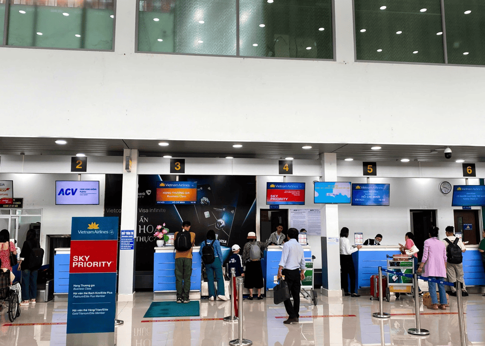 Sân bay Pleiku là 1 trong 3 sân bay nội địa tại khu vực Tây Nguyên (Nguồn: Tổng công ty cảng hàng không Việt Nam - CTCP)